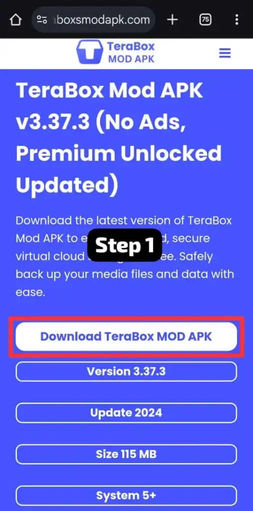 How to Download & Install TeraBox APK Mod?